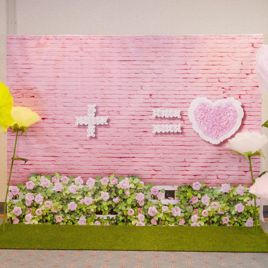 フォトブース　プラスハート【組み立て式レンタル】
