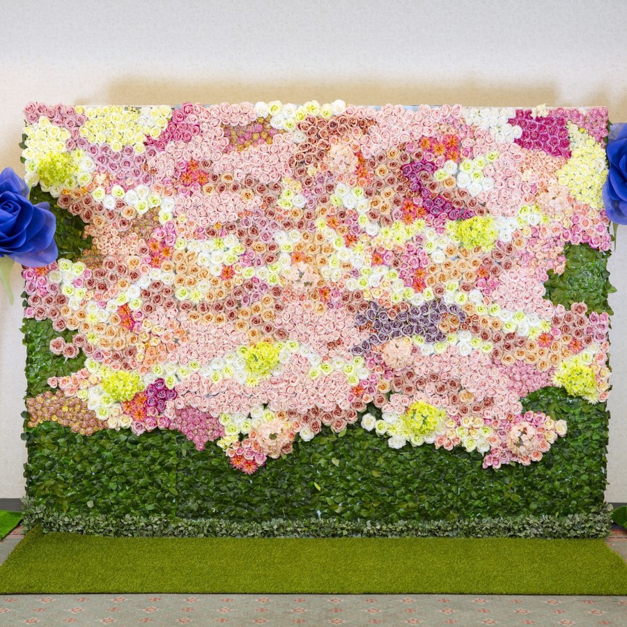 フォトブース　フラワーウォール　【設営料込 3m×2.3m】
